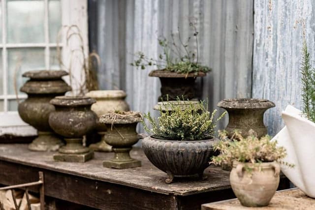 A Fabulous Collection of Antique Marble Urns