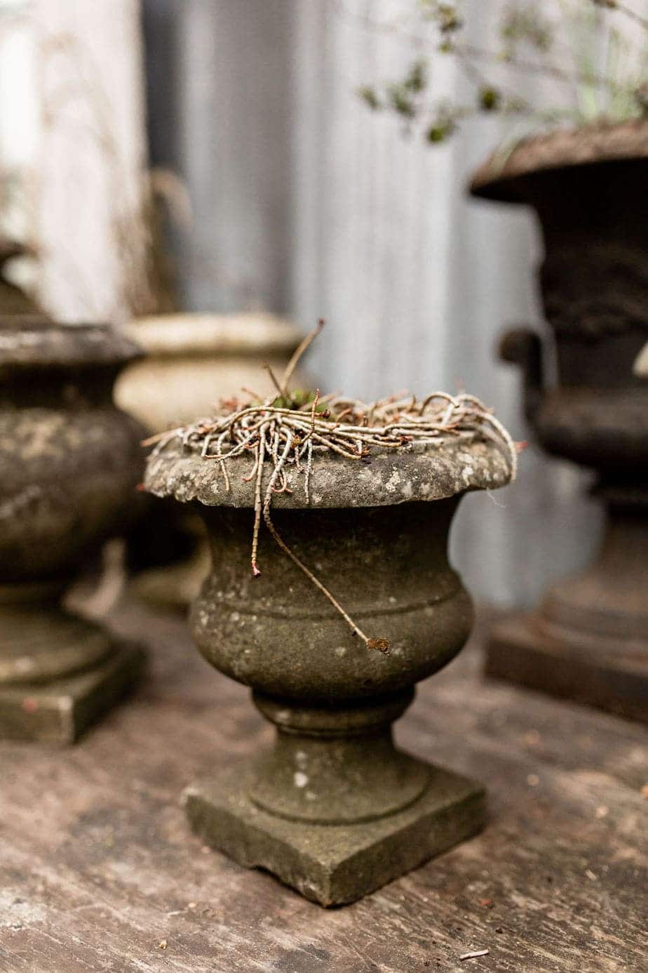 A Fabulous Collection of Antique Marble Urns