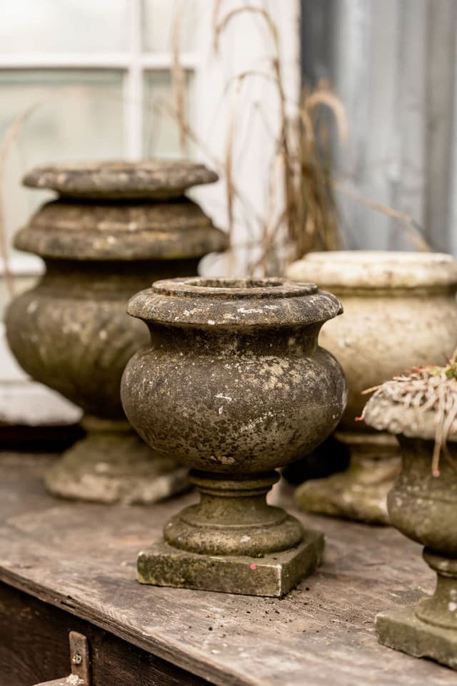 A Fabulous Collection of Antique Marble Urns