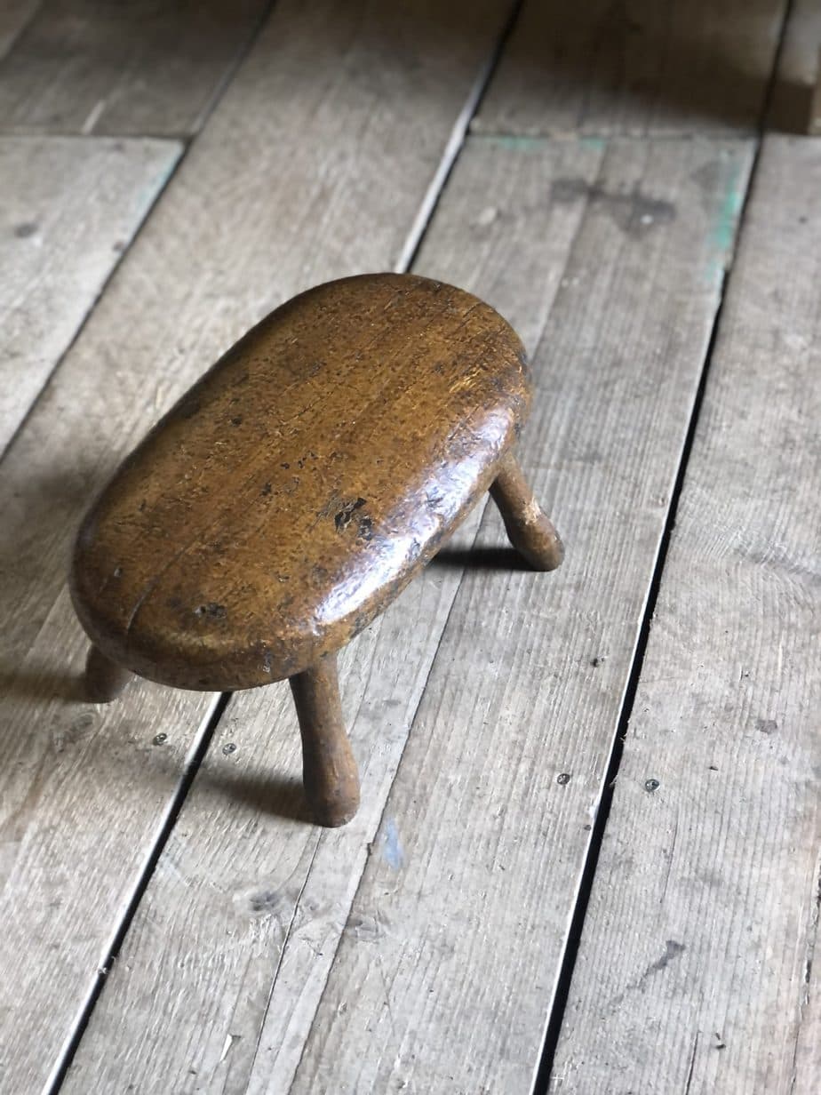 Rare 18th Century Small Welsh Stool