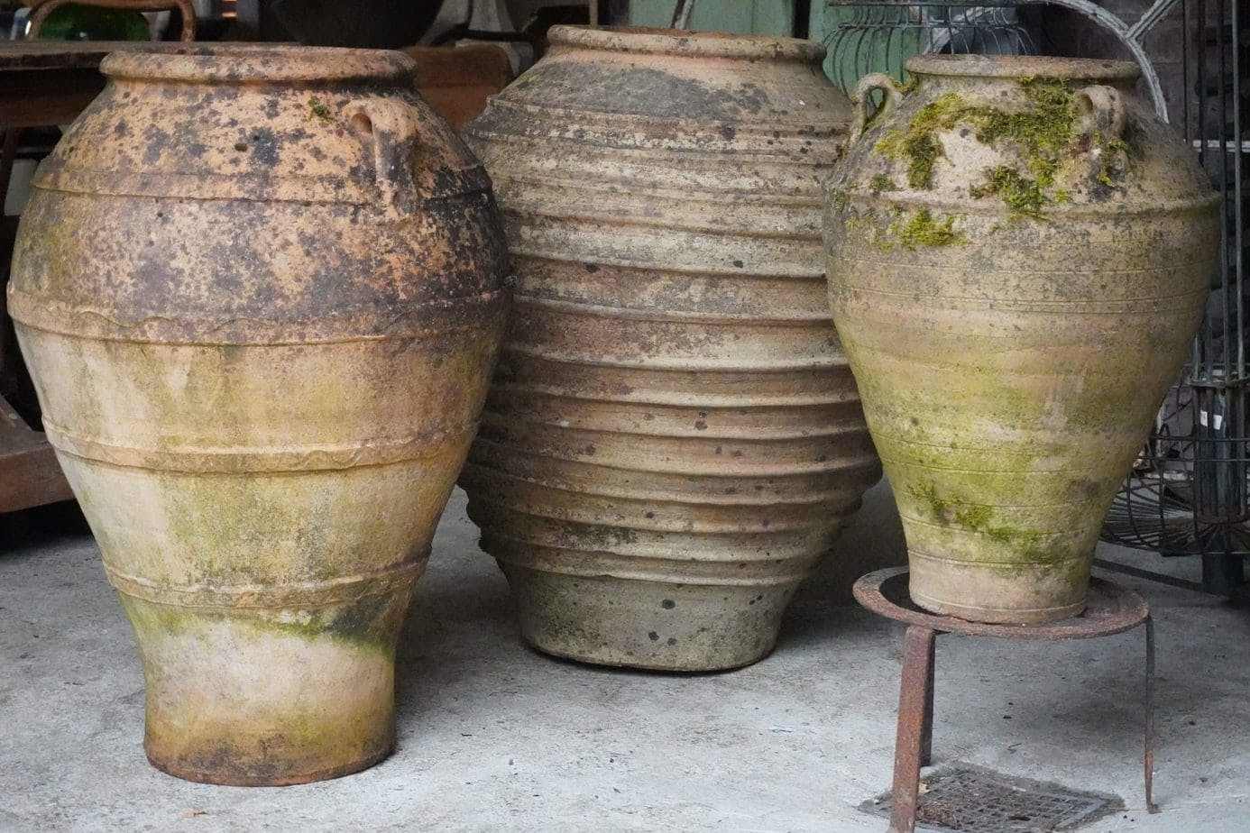 Big and Beautiful Old Bulbous Pot