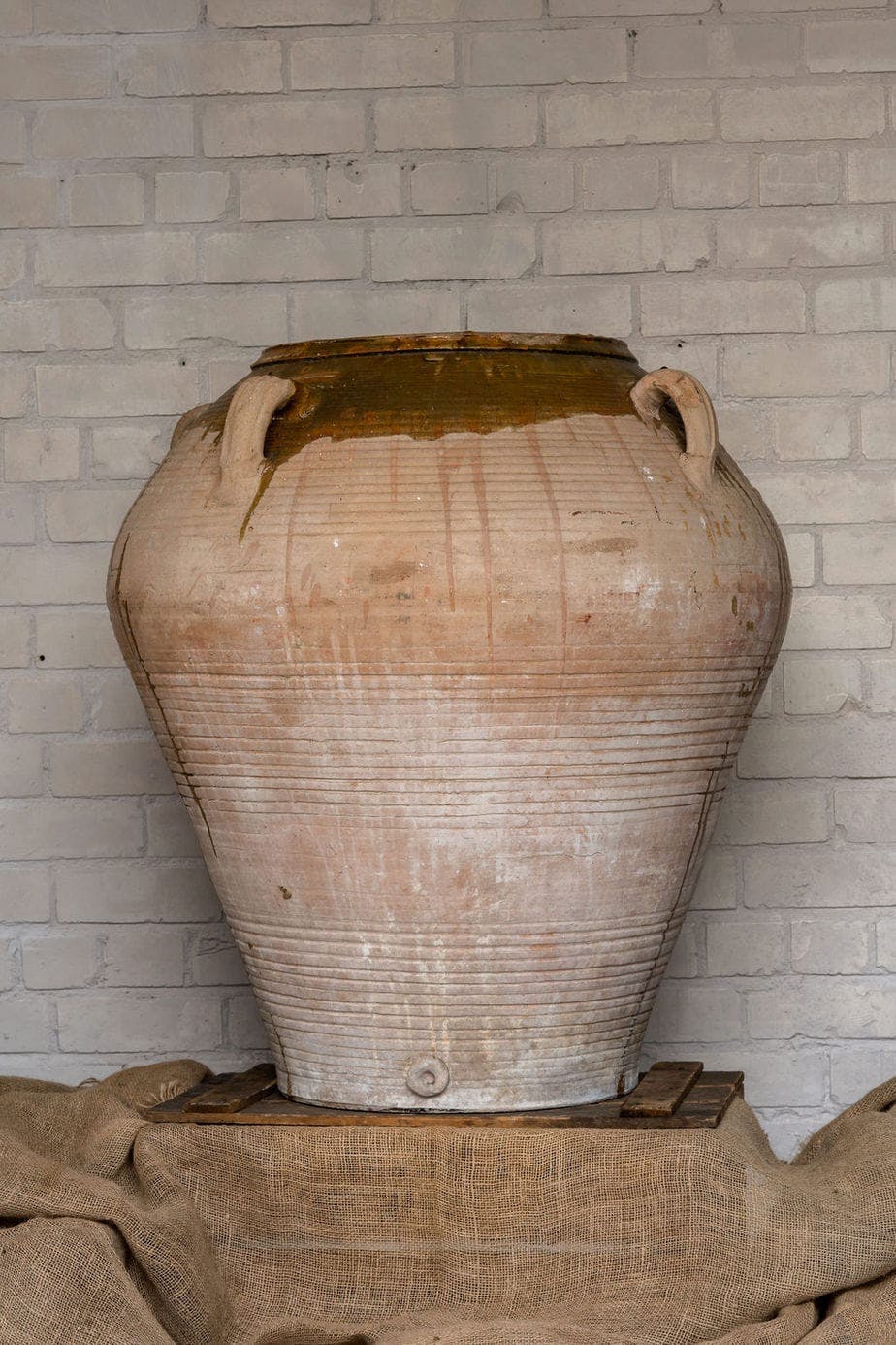 Huge Antique Olive Pot - 19th Century