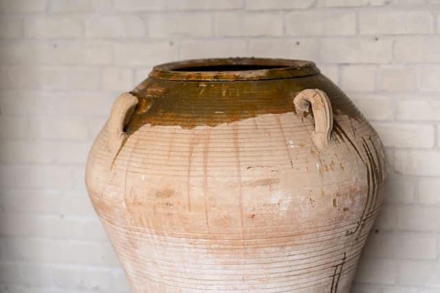 Huge Antique Olive Pot - 19th Century