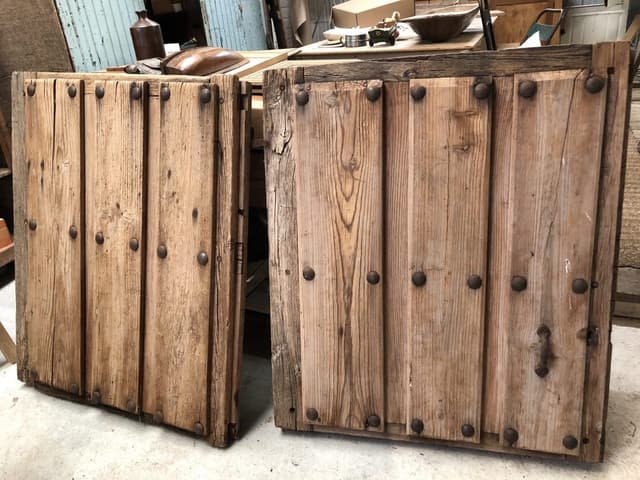 Beautiful Old Gnarly, Weather Worn Stable Doors