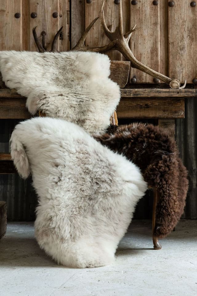 Sumptuous Natural and Organic Rare Breed Sheepskins - All Year Round