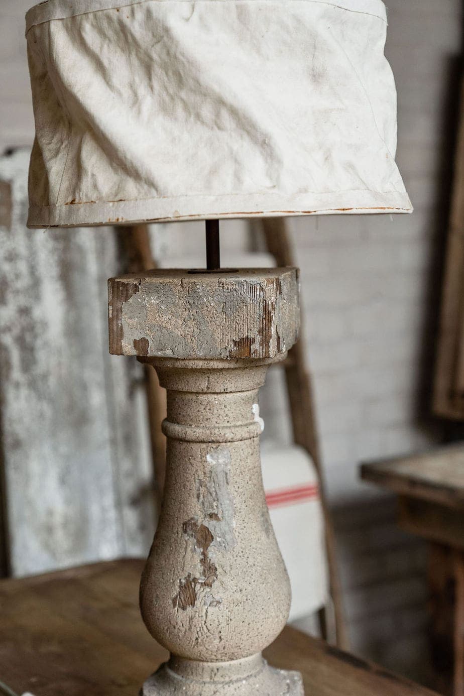 Primitive French, Solid Oak Monastery Table