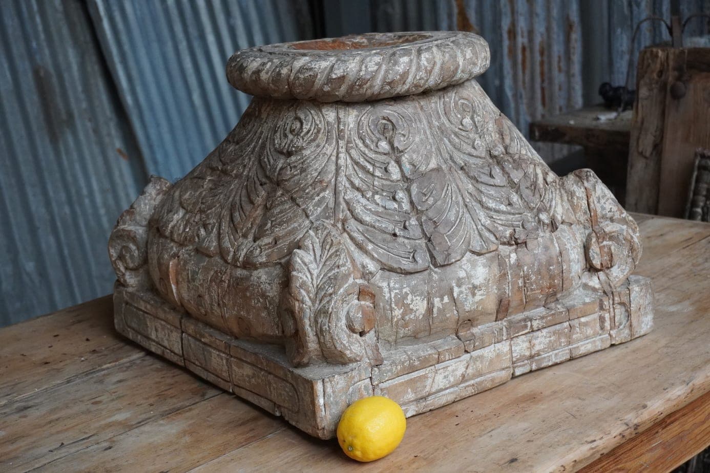 Impressive, Carved Architectural Column Bases