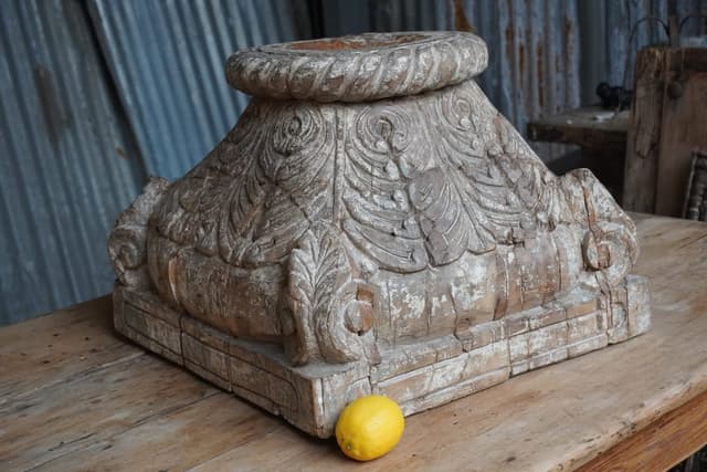 Impressive, Carved Architectural Column Bases