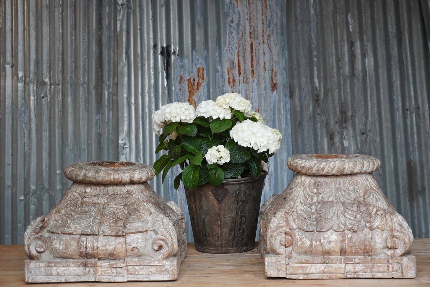 Impressive, Carved Architectural Column Bases