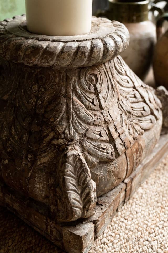 Impressive, Carved Architectural Column Bases