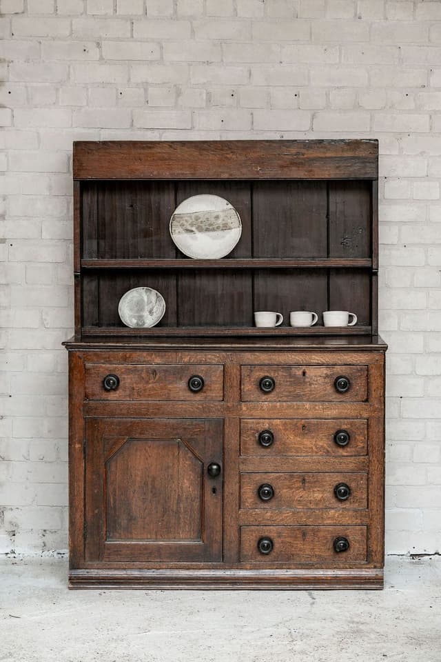 An Unusual 19th Century Oak Welsh Dresser