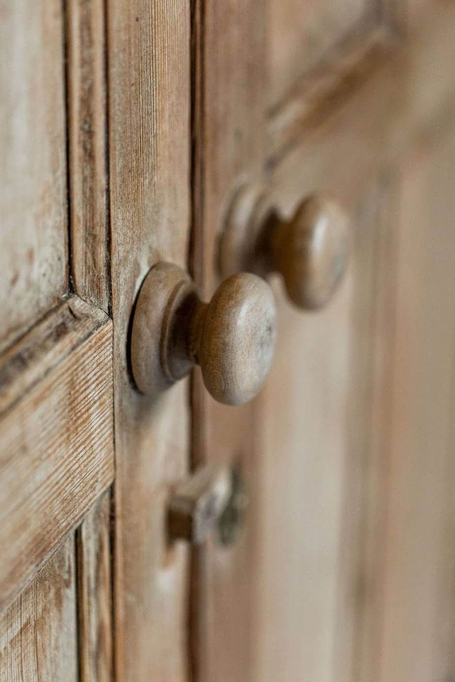 Bleached Antique Pine Cupboard