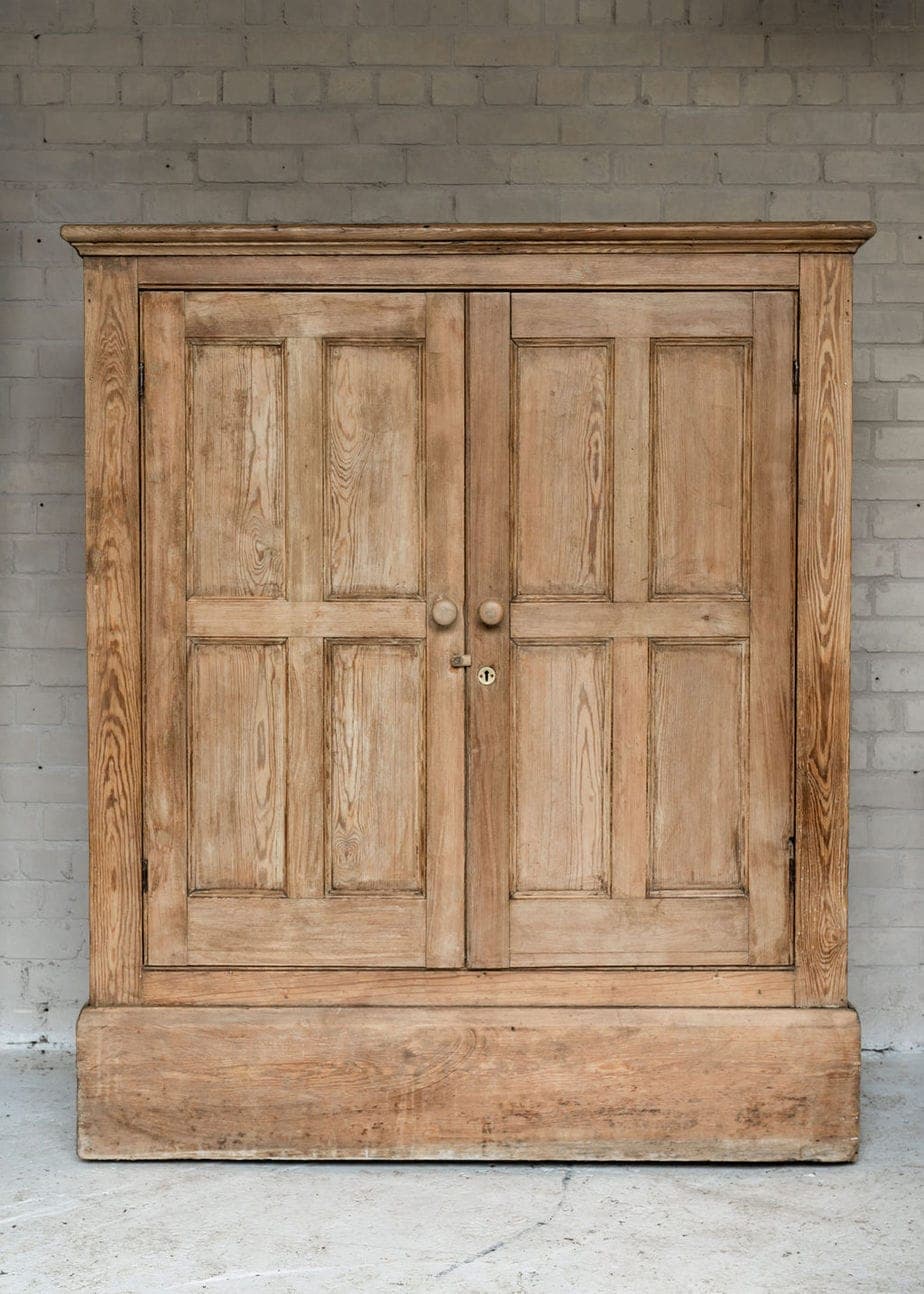 Bleached Antique Pine Cupboard