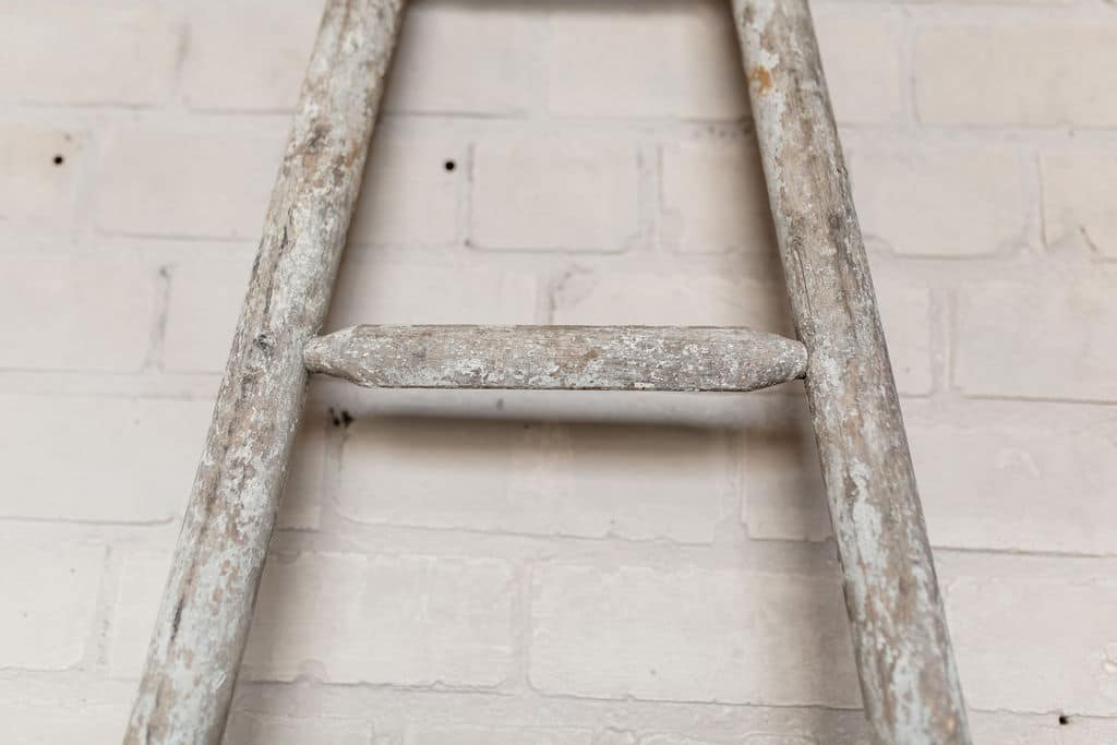 A Collection of Old French Orchard Ladders