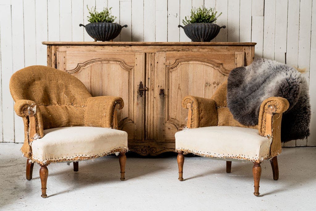 Pair of Pretty French Napoleon III Chairs