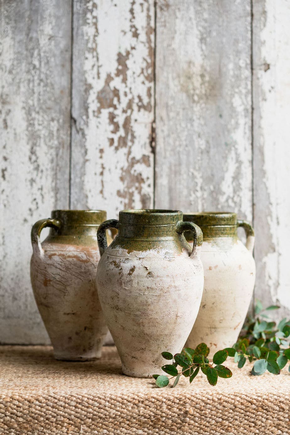 Decorative, Glazed Mediterranean Pot
