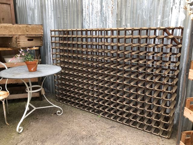 Large Vintage French Wine Rack - 260 Bottles