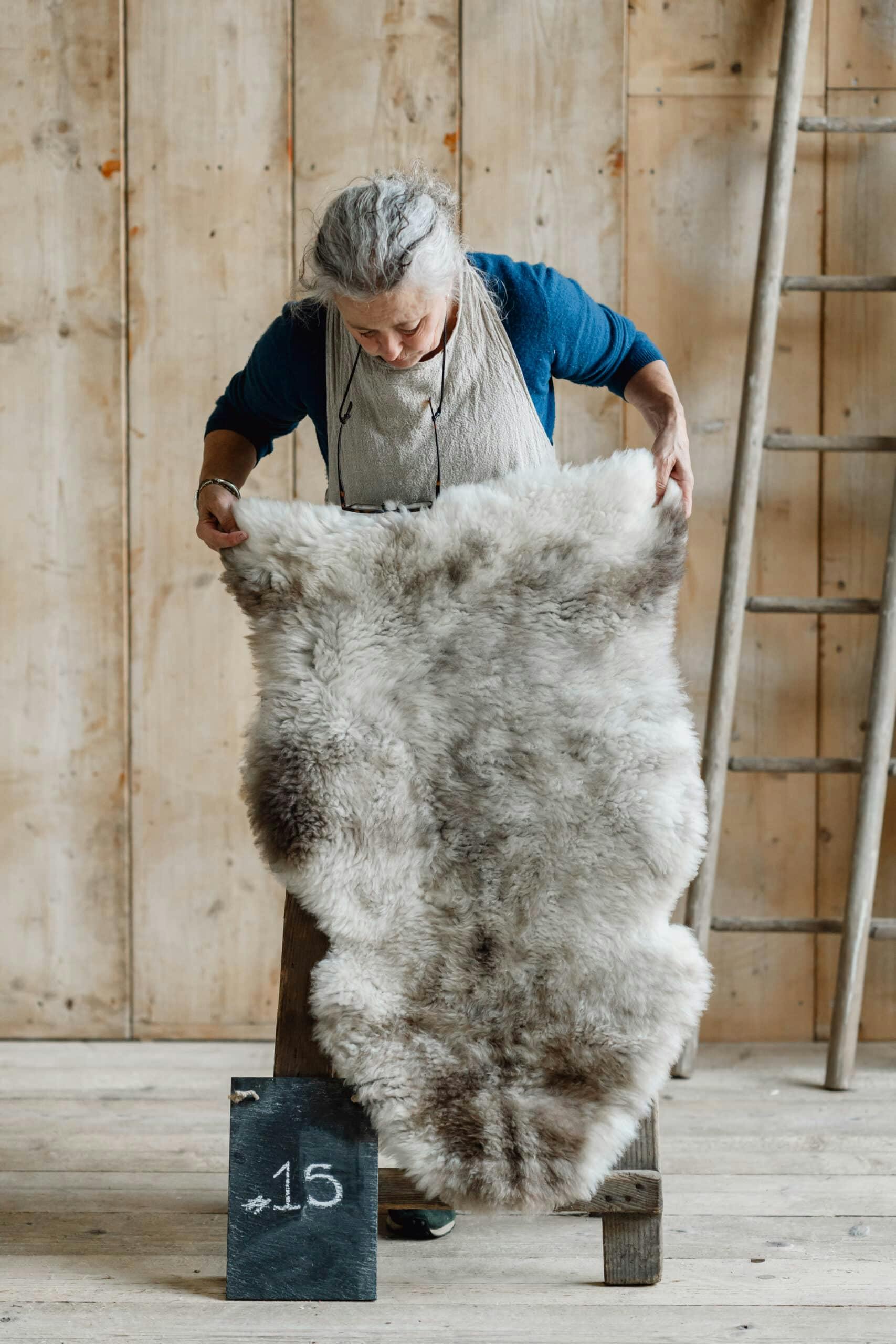 Organic Rare Breed Sheepskin #15