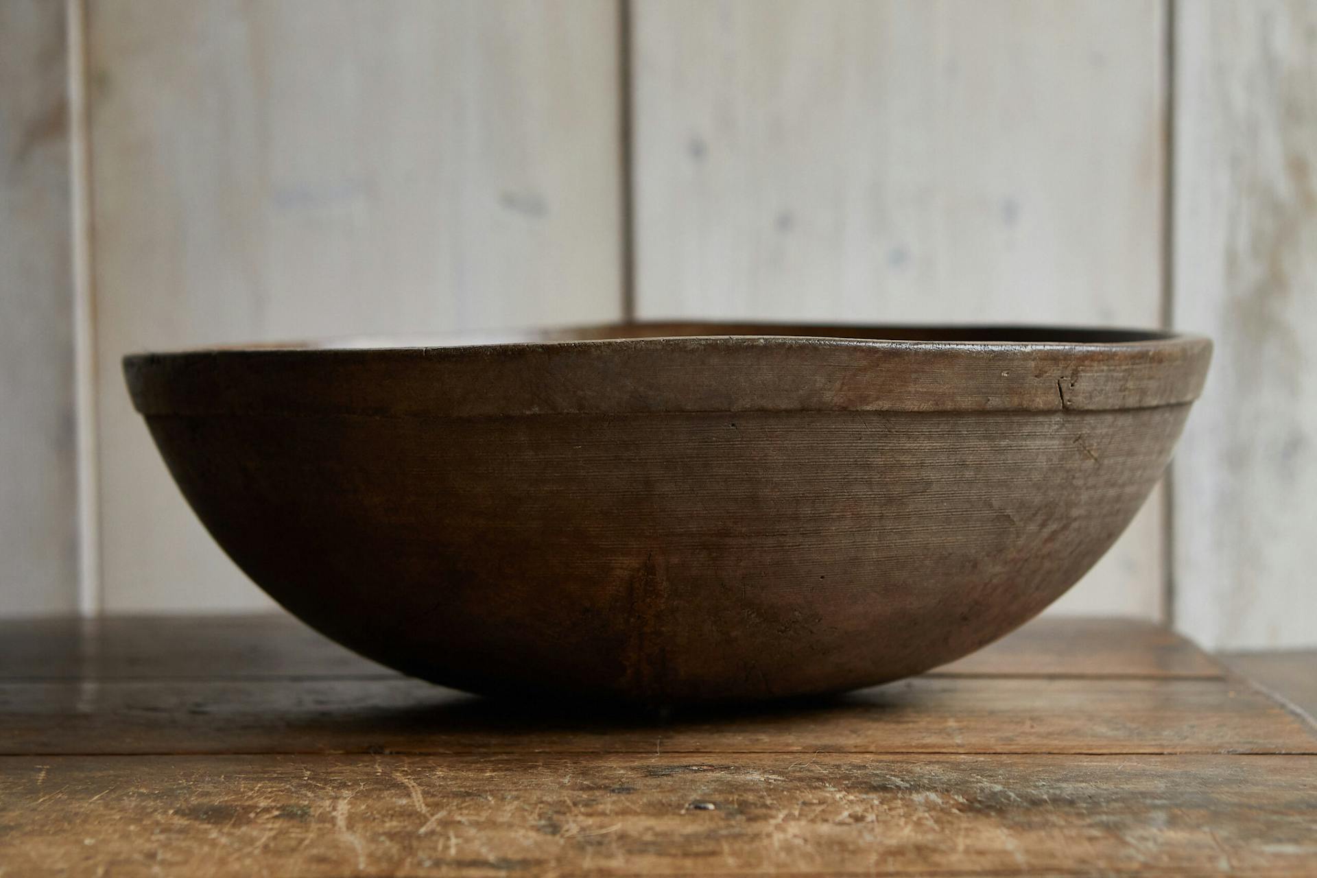 A Collossal Irish Sycamore Turned Dairy Bowl