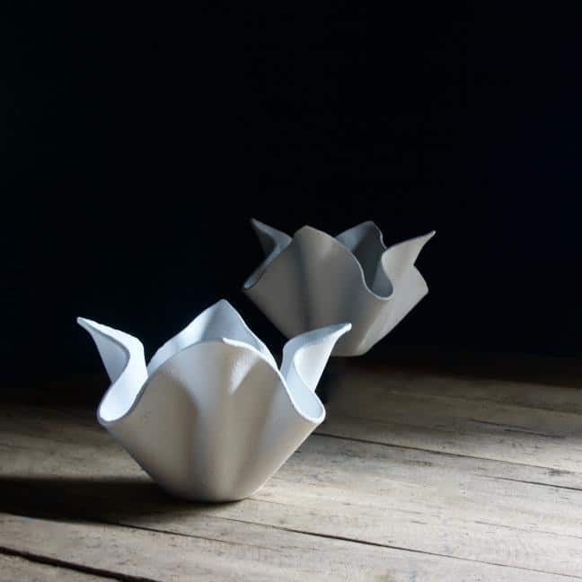 Pair of Mid-Century Mouchoirs Planters by Willy Guhl