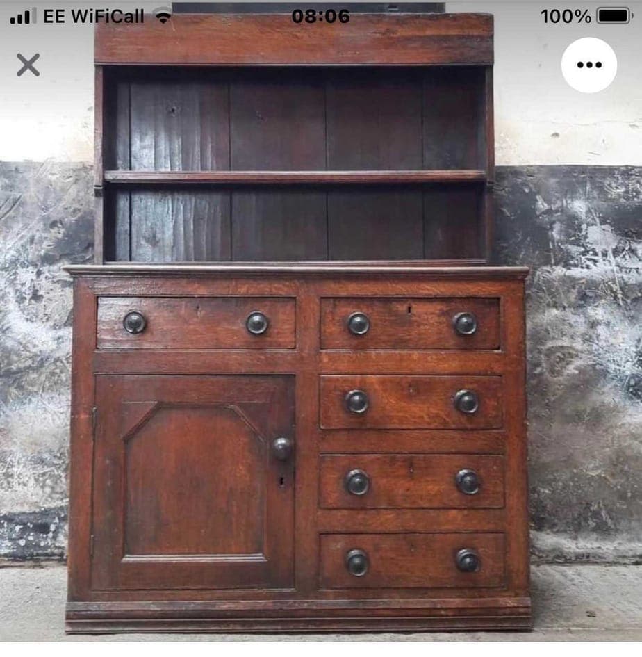 An Unusual 19th Century Oak Welsh Dresser