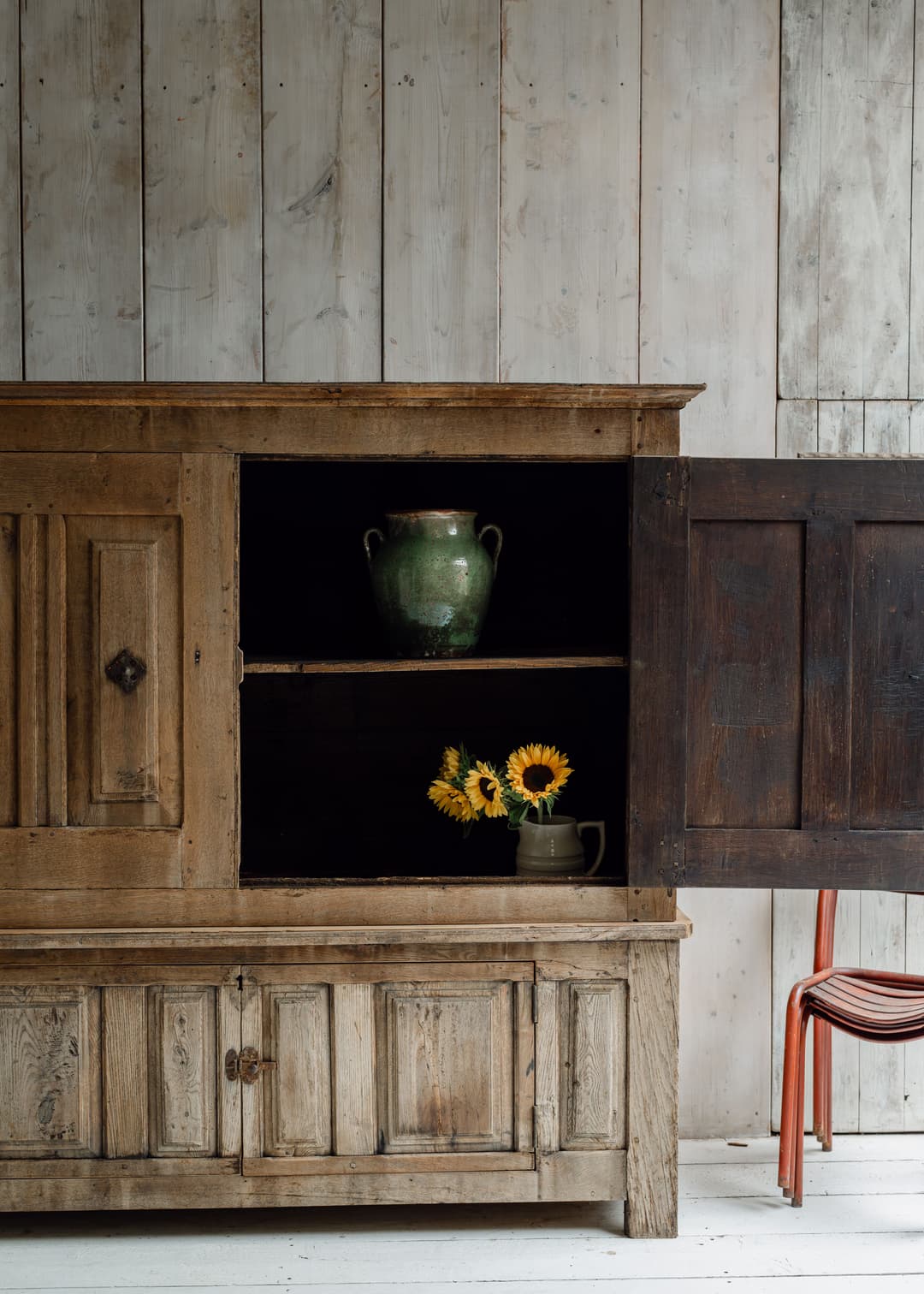A Huge 19th Century French Oak Cupboard