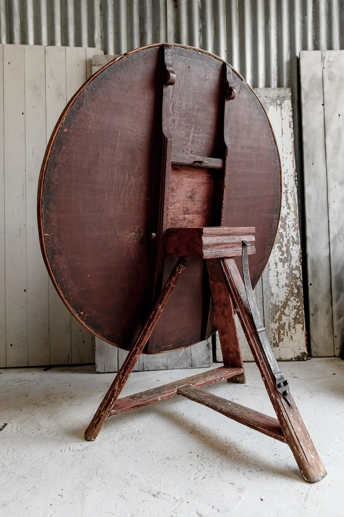 A Large Original Dutch Tilt Top Table Circa 1800’s