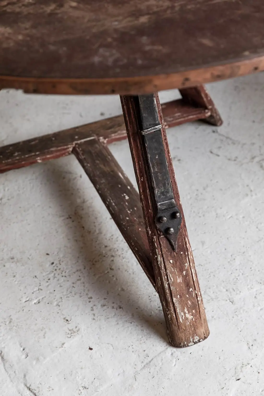 A Large Original Dutch Tilt Top Table Circa 1800’s