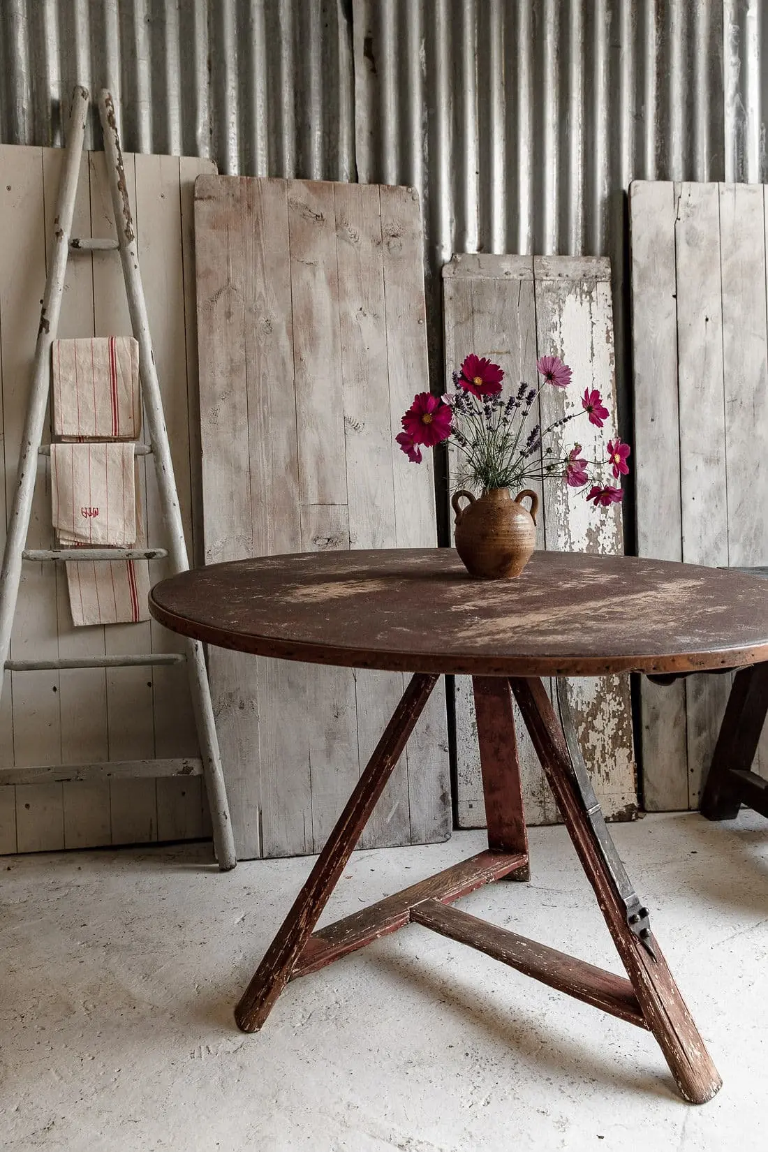 A Large Original Dutch Tilt Top Table Circa 1800’s