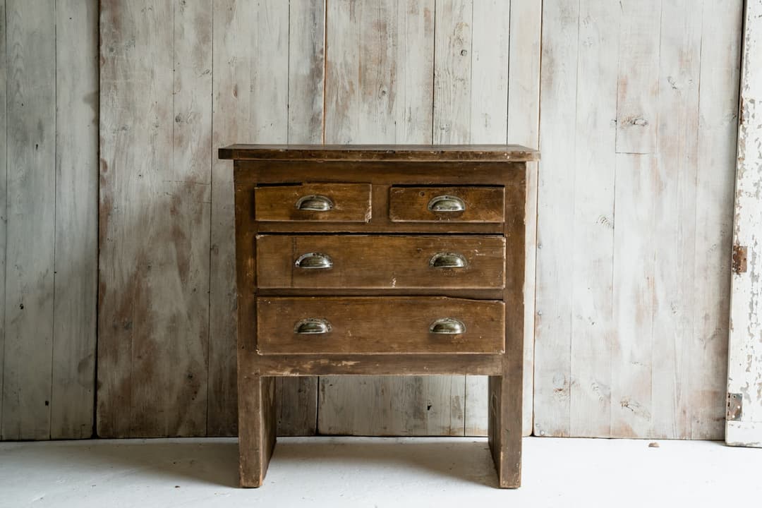 A Utilitarian Vintage Workshop Chest of Drawers