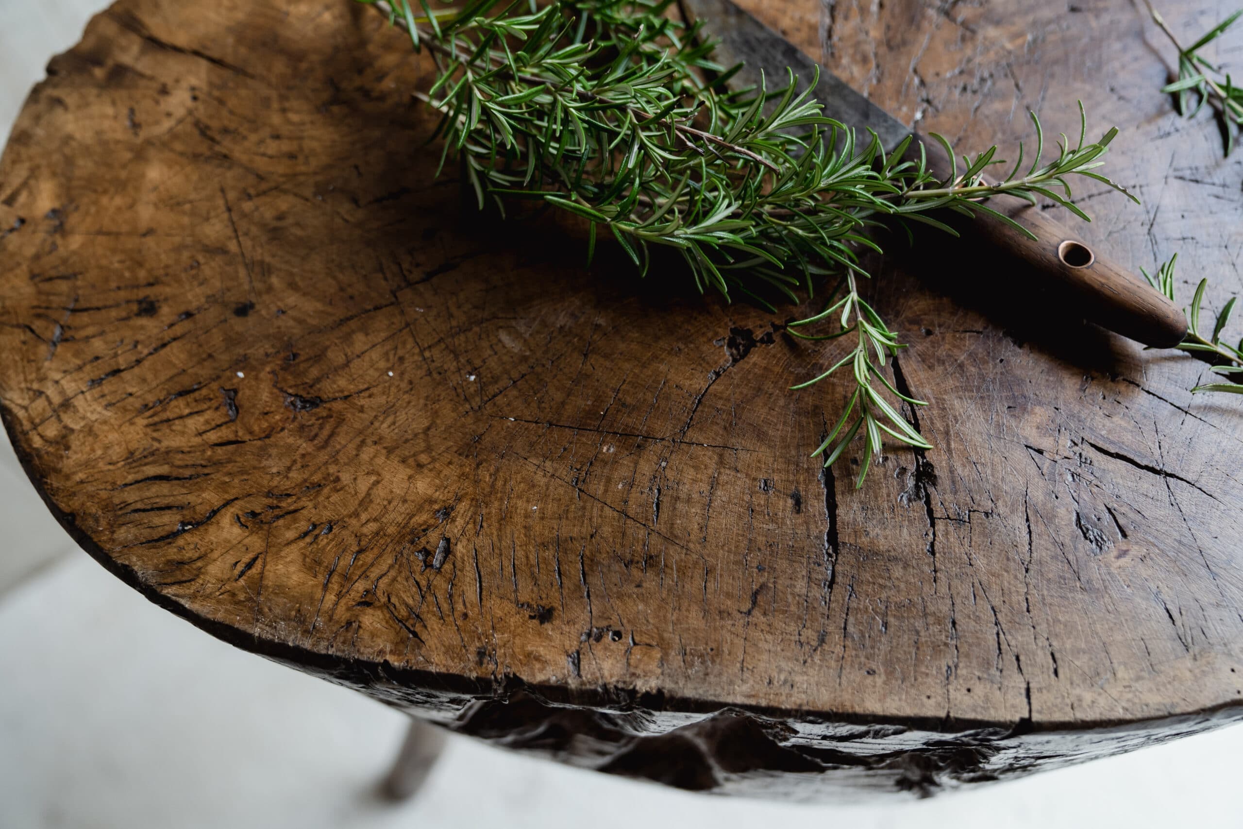 A Spectacular Welsh Primitive Chopping Block