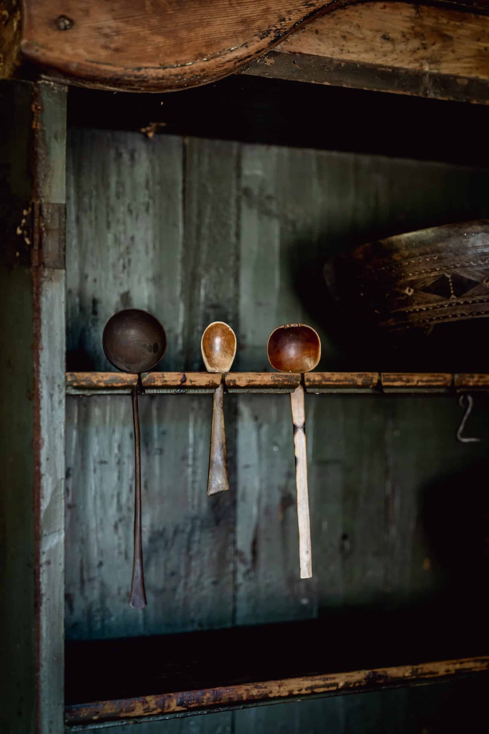 A Rare Swedish Folk Art Cupboard with Original Decorative Painted Panels