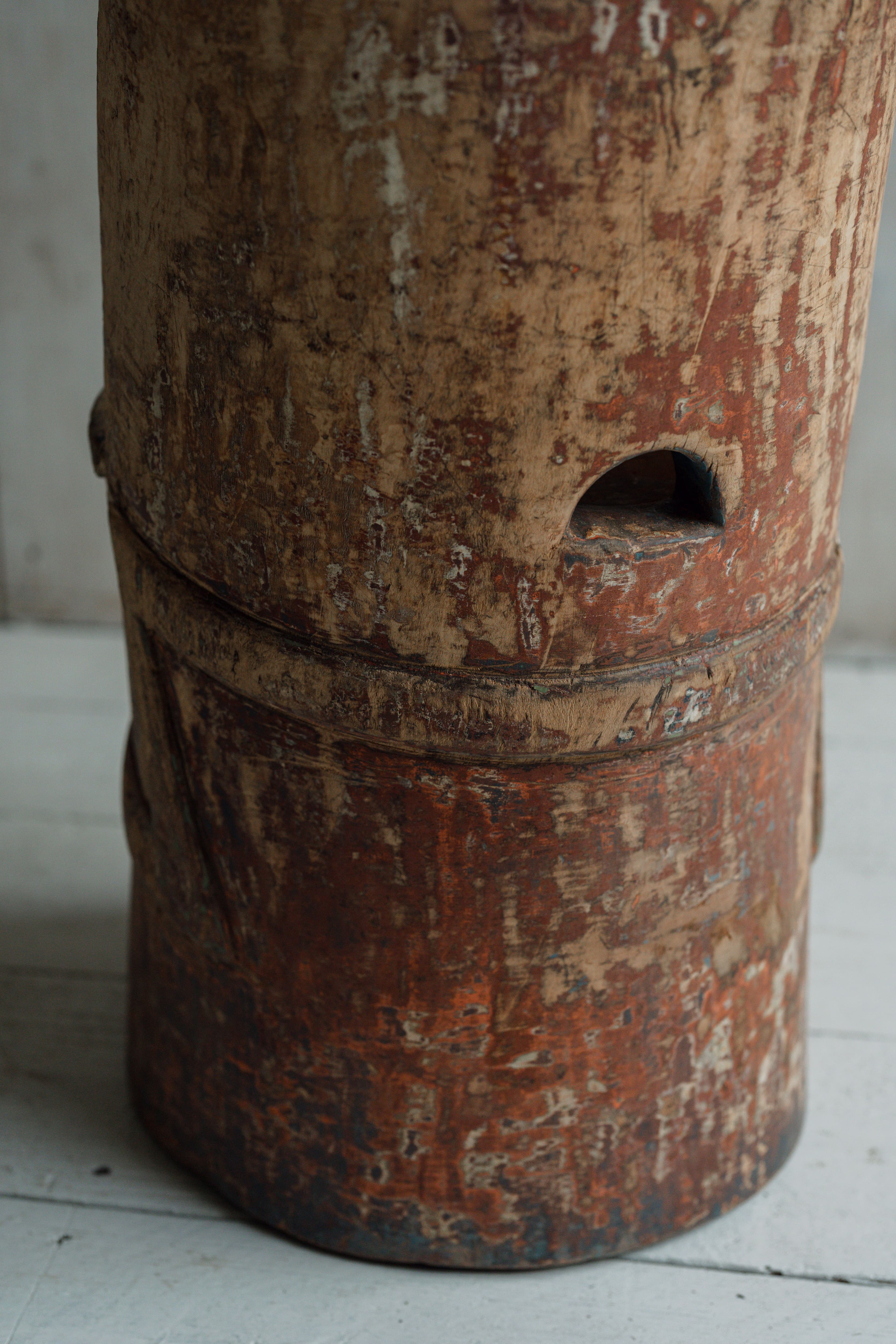 A Rare Norwegian Folk Art Kubbestol