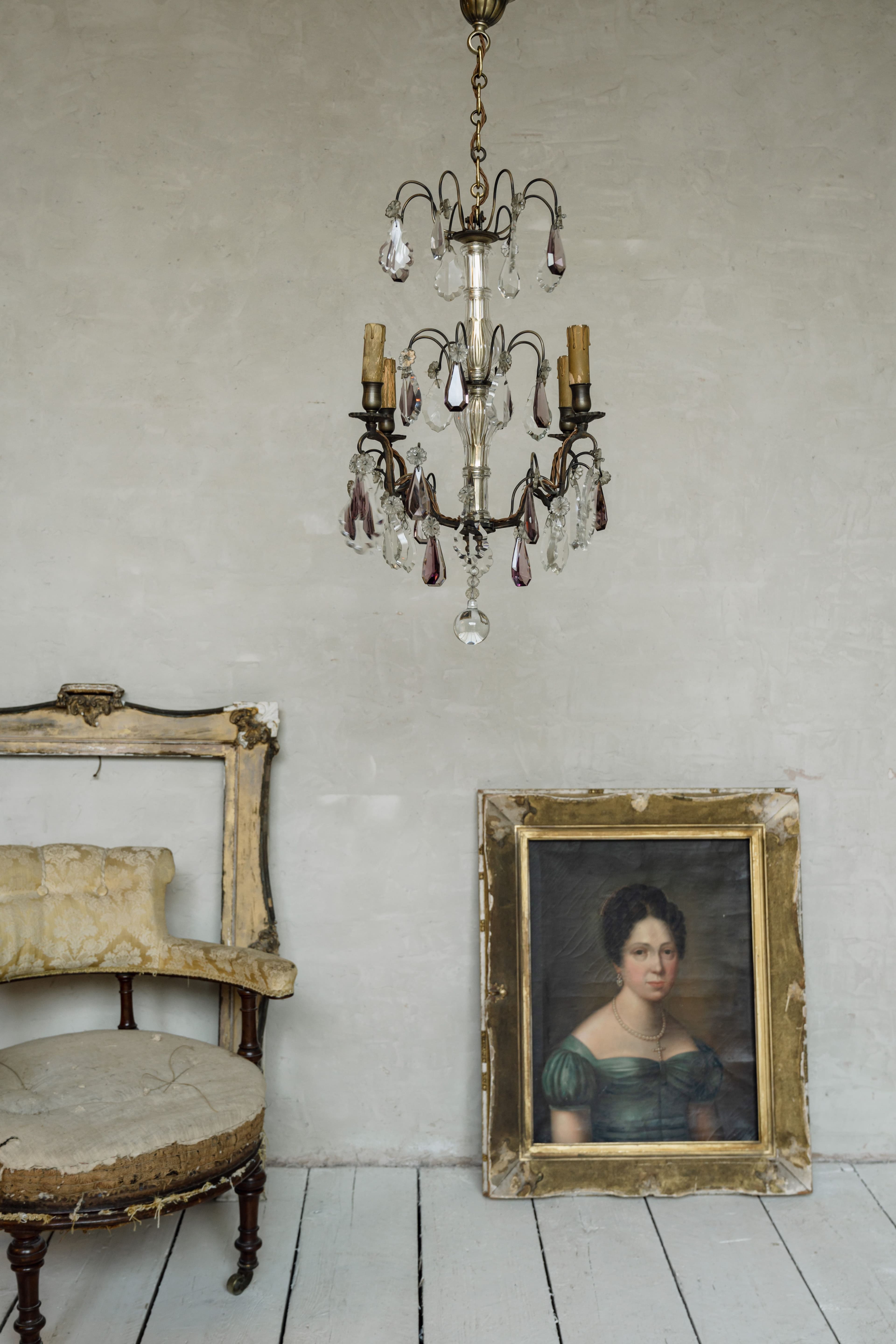 An Original Oil Painting of a Parisian Countess C1800's