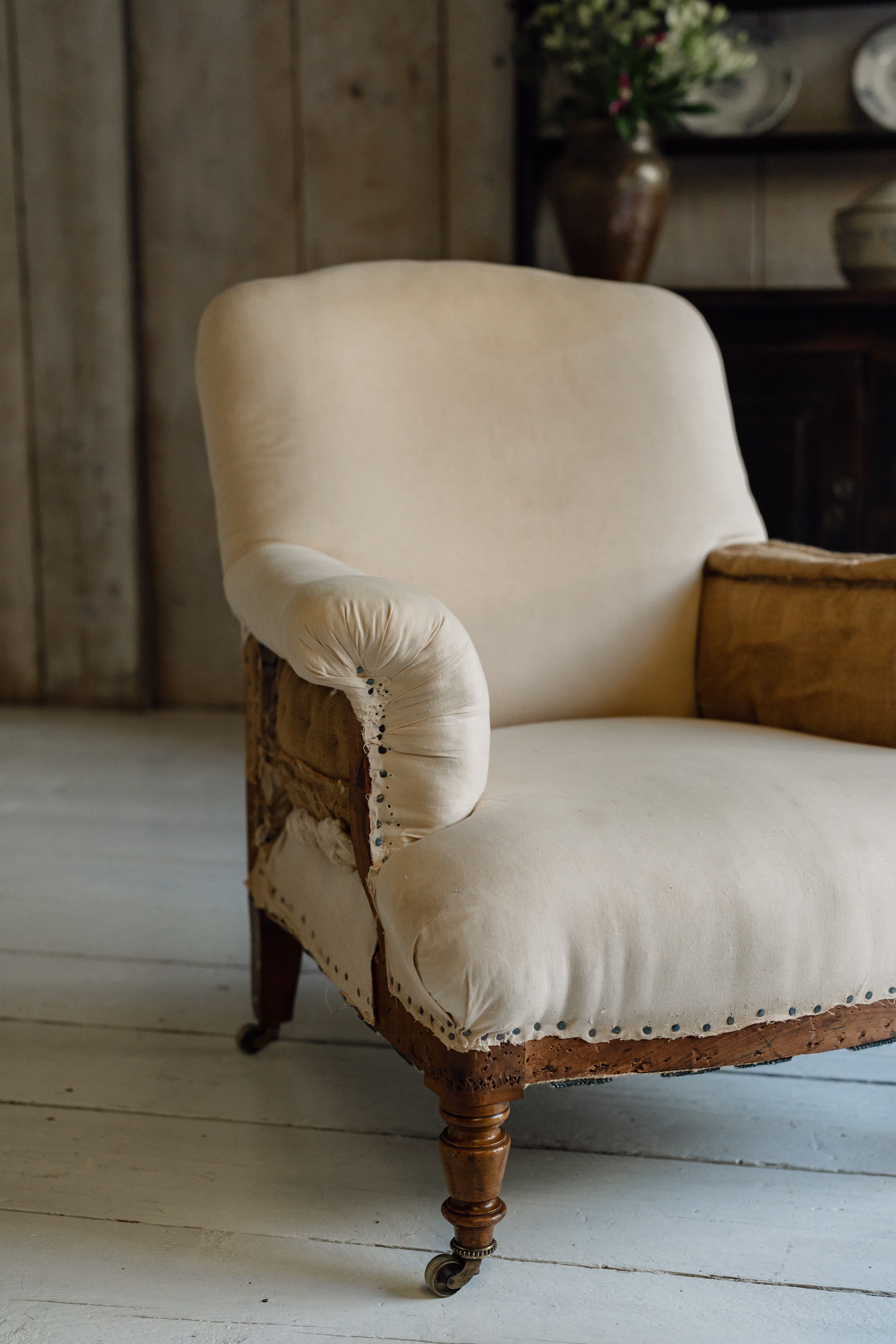 English Antique Country House Armchair