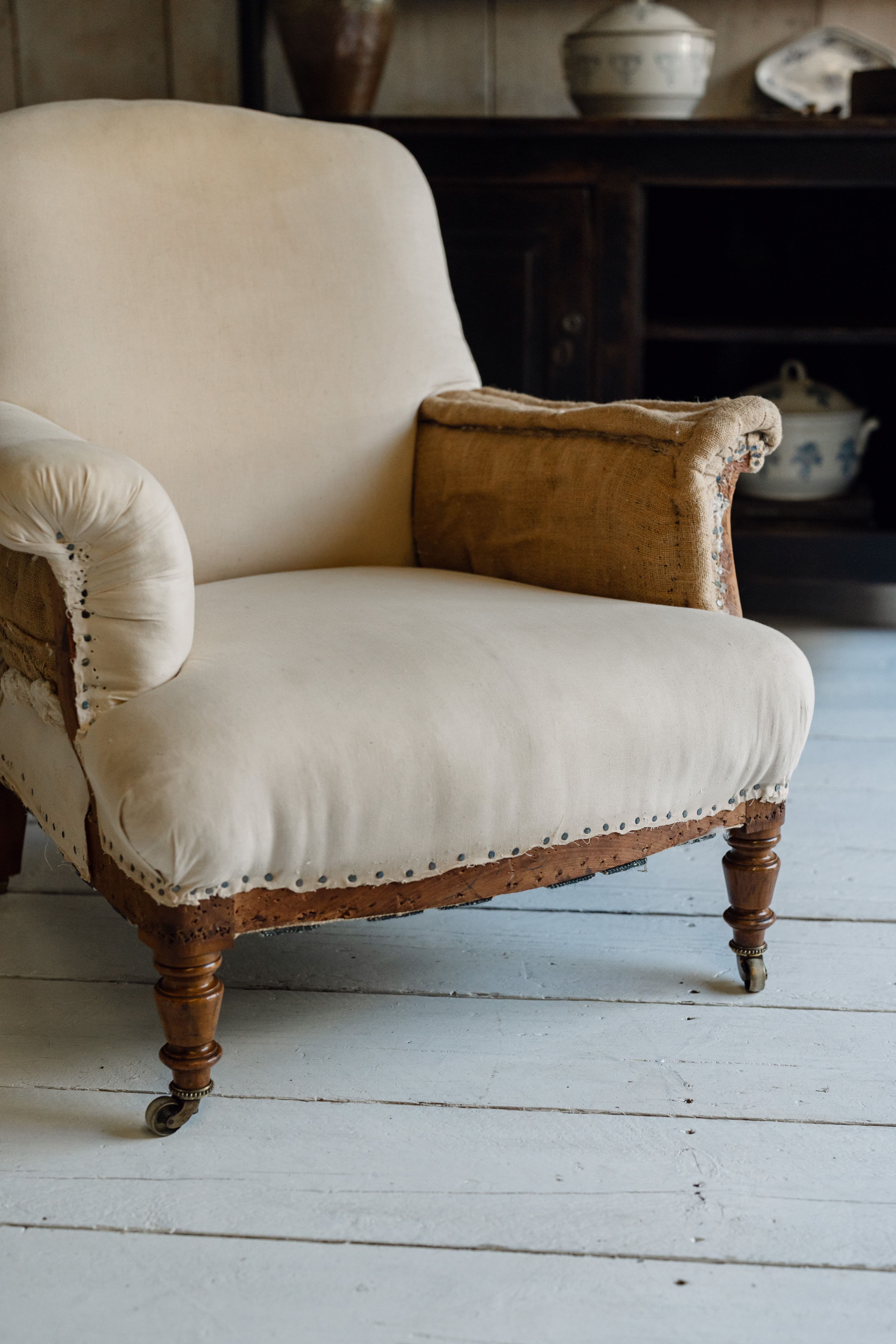 English Antique Country House Armchair
