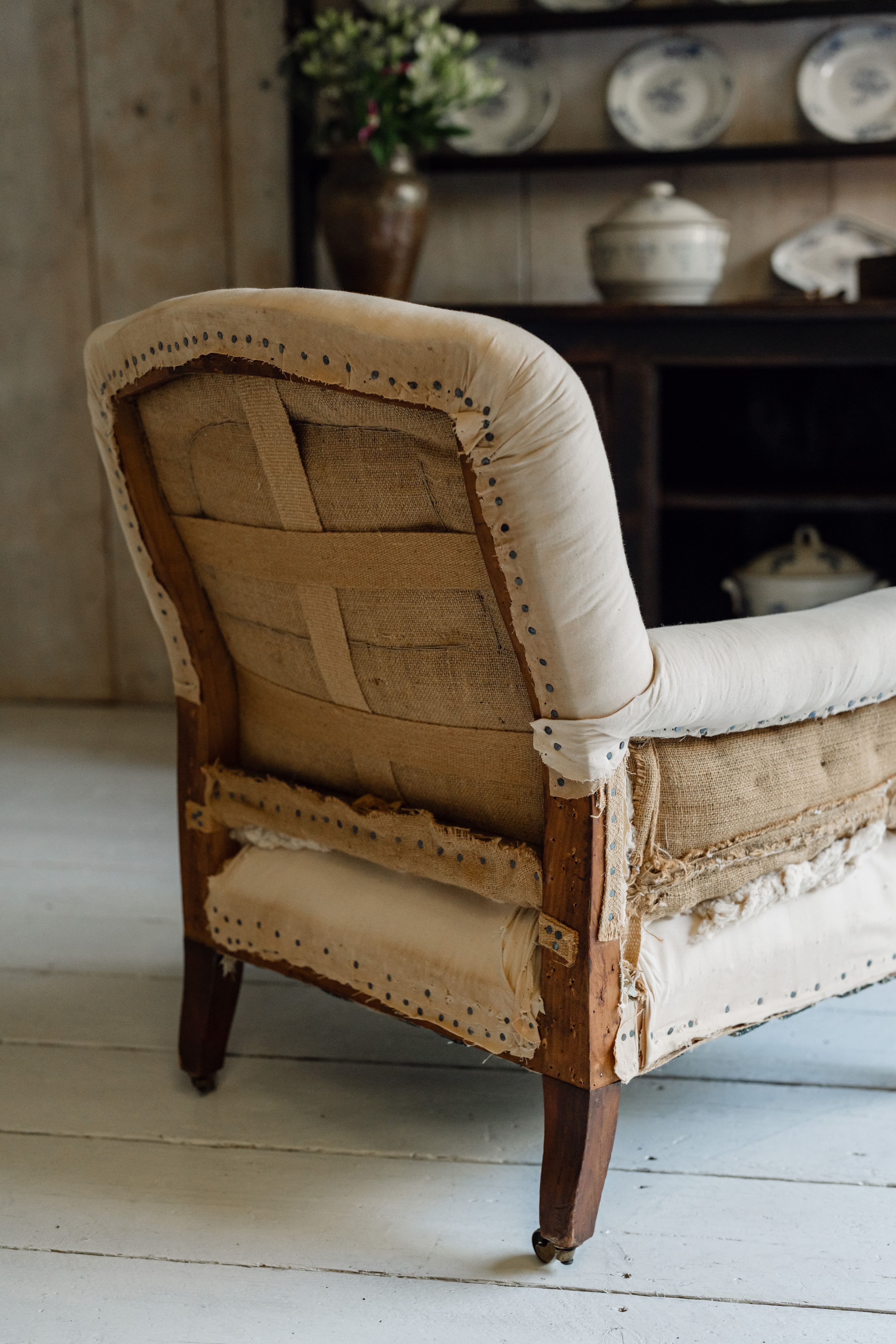 English Antique Country House Armchair