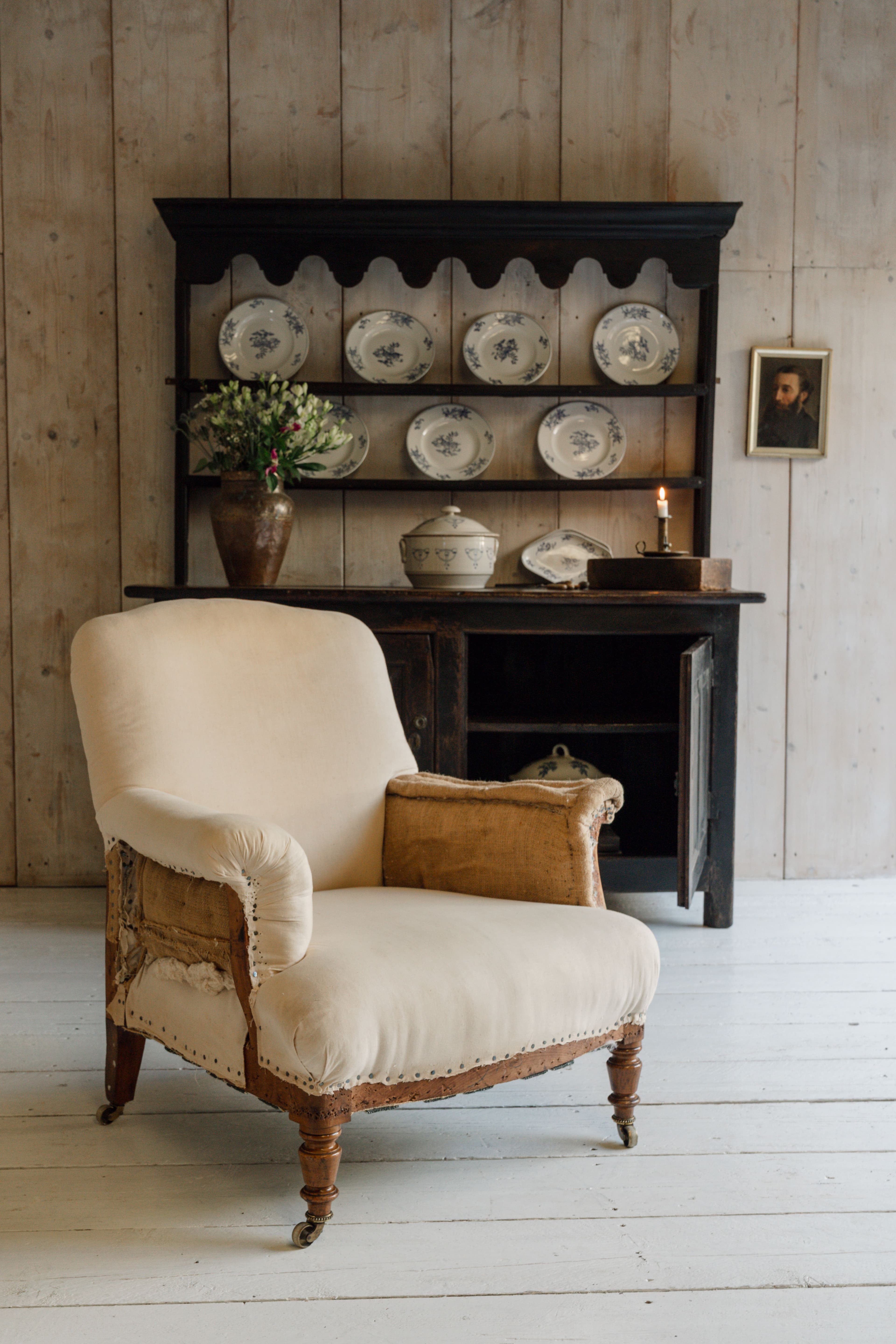 English Antique Country House Armchair