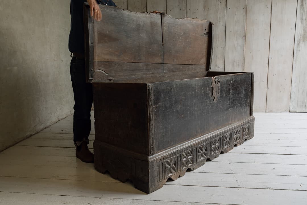 Incredible 16th Century Coffer from the Catalan Region