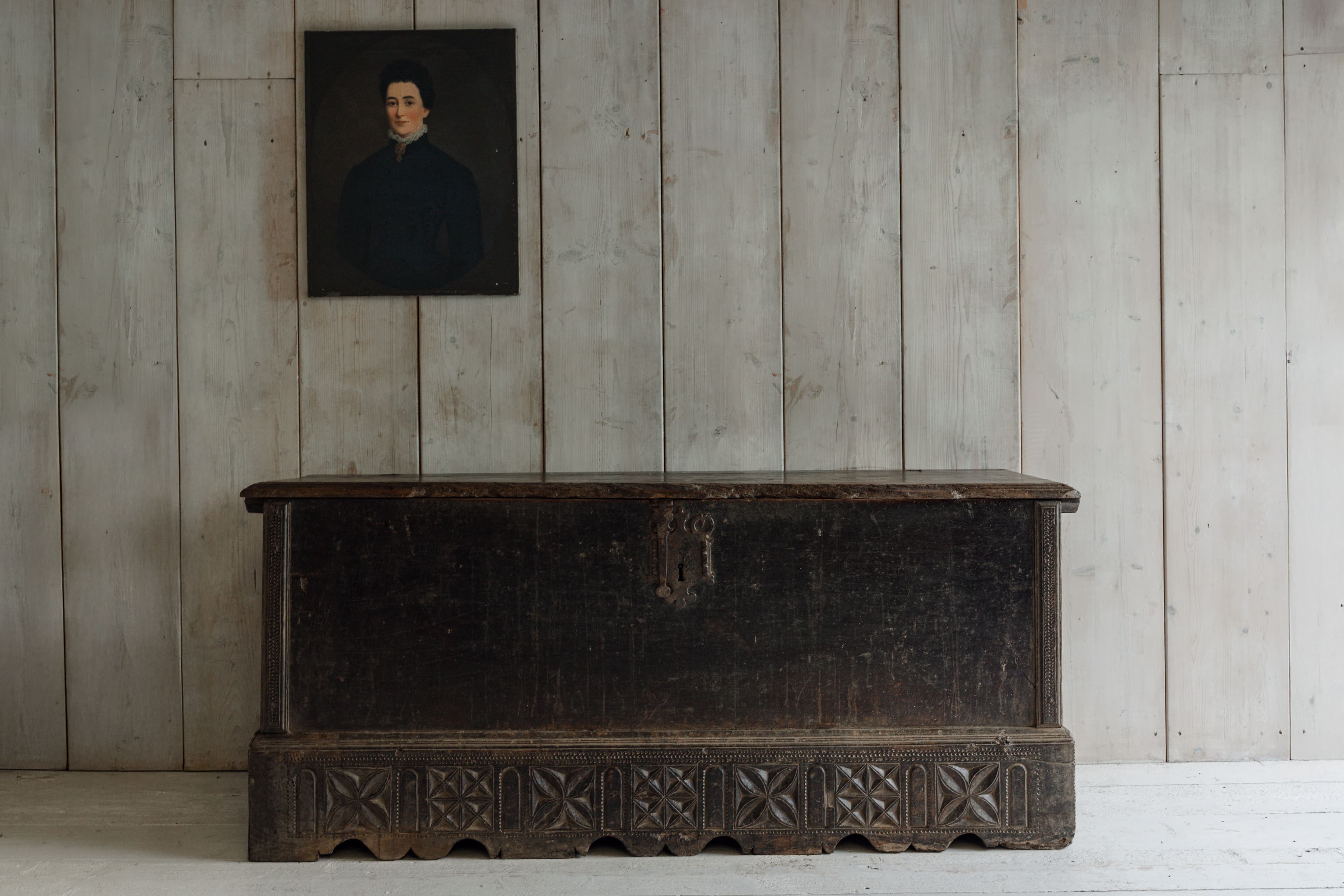 Incredible 16th Century Coffer from the Catalan Region