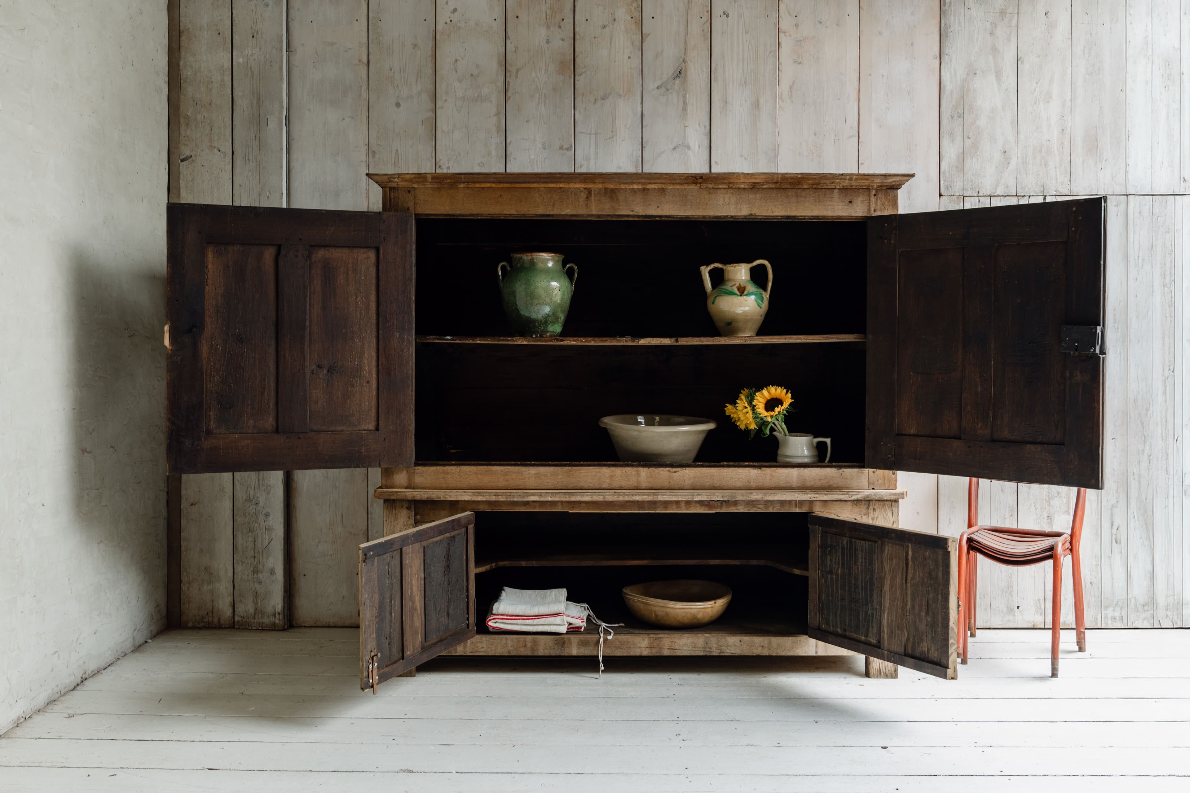 A Huge 19th Century French Oak Cupboard