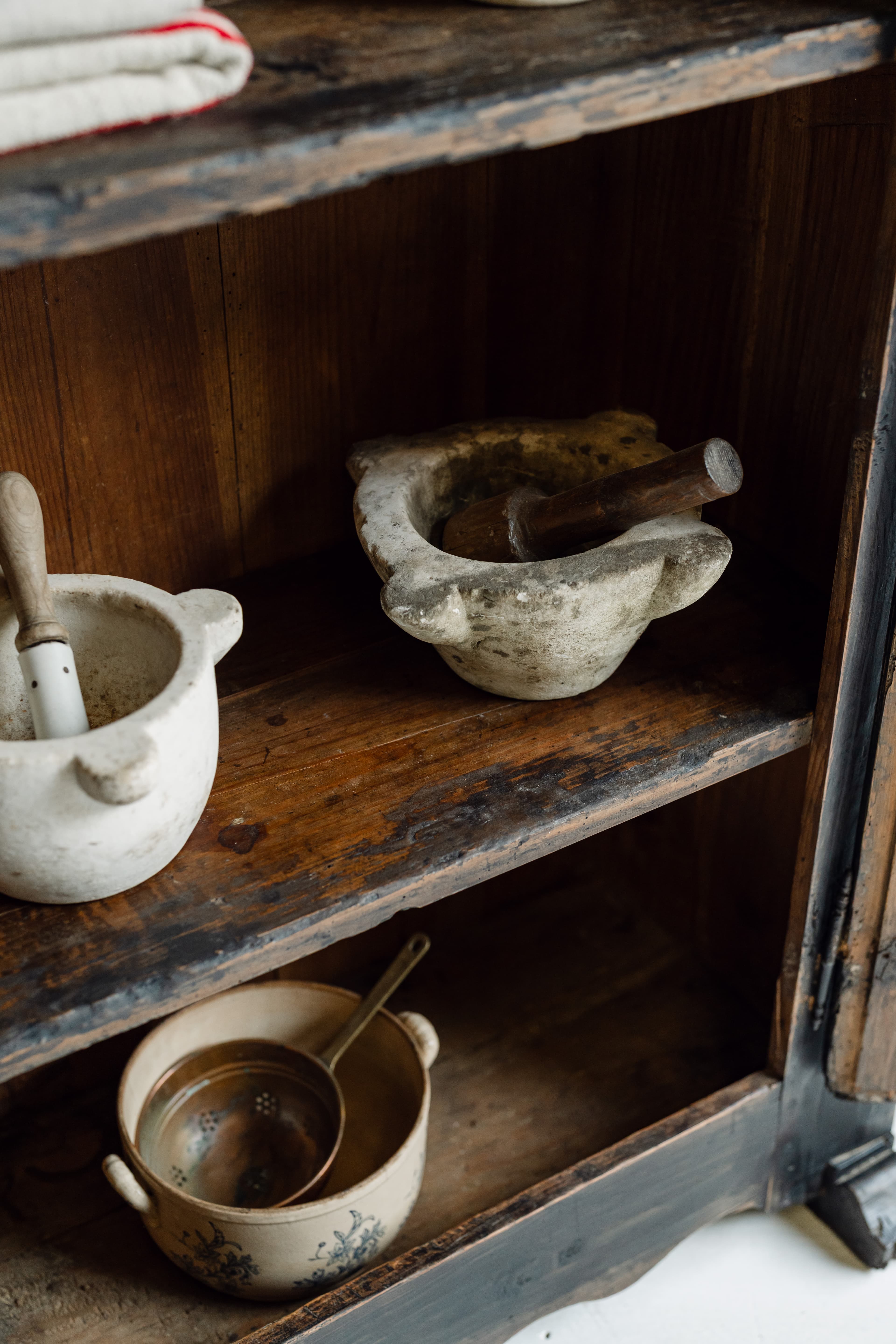 A 19th Century Alpine Folk Painted Cupboard