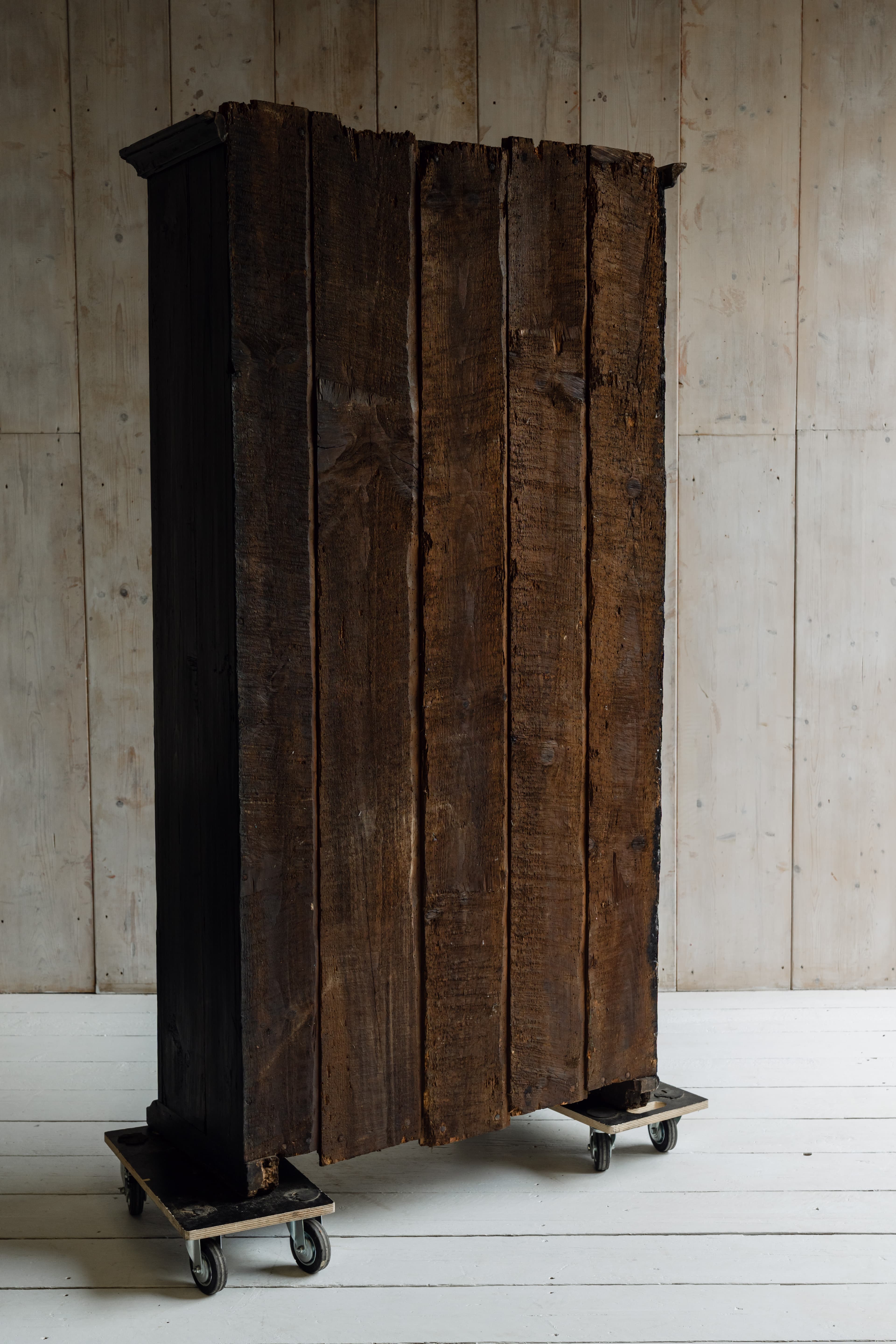A 19th Century Alpine Folk Painted Cupboard