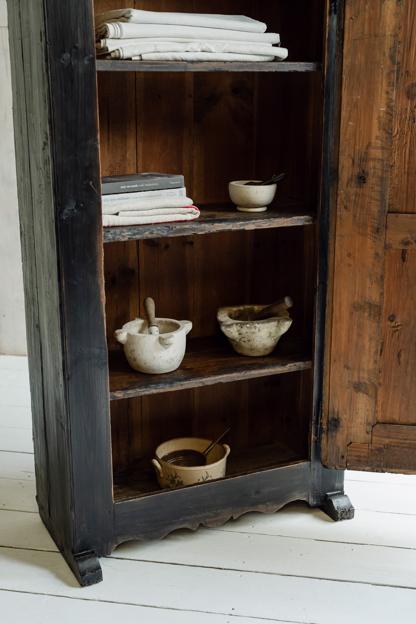 A 19th Century Alpine Folk Painted Cupboard