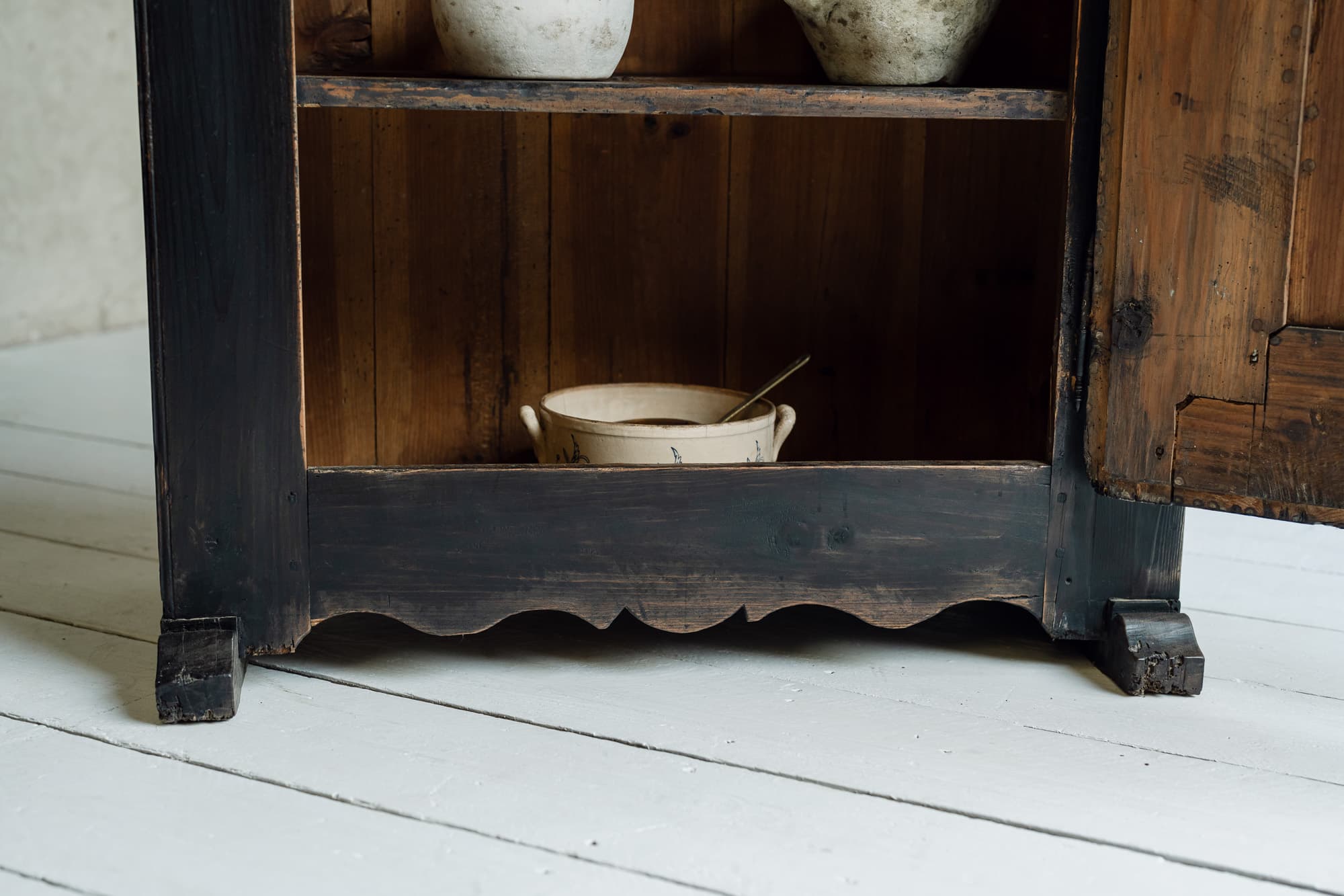 A 19th Century Alpine Folk Painted Cupboard