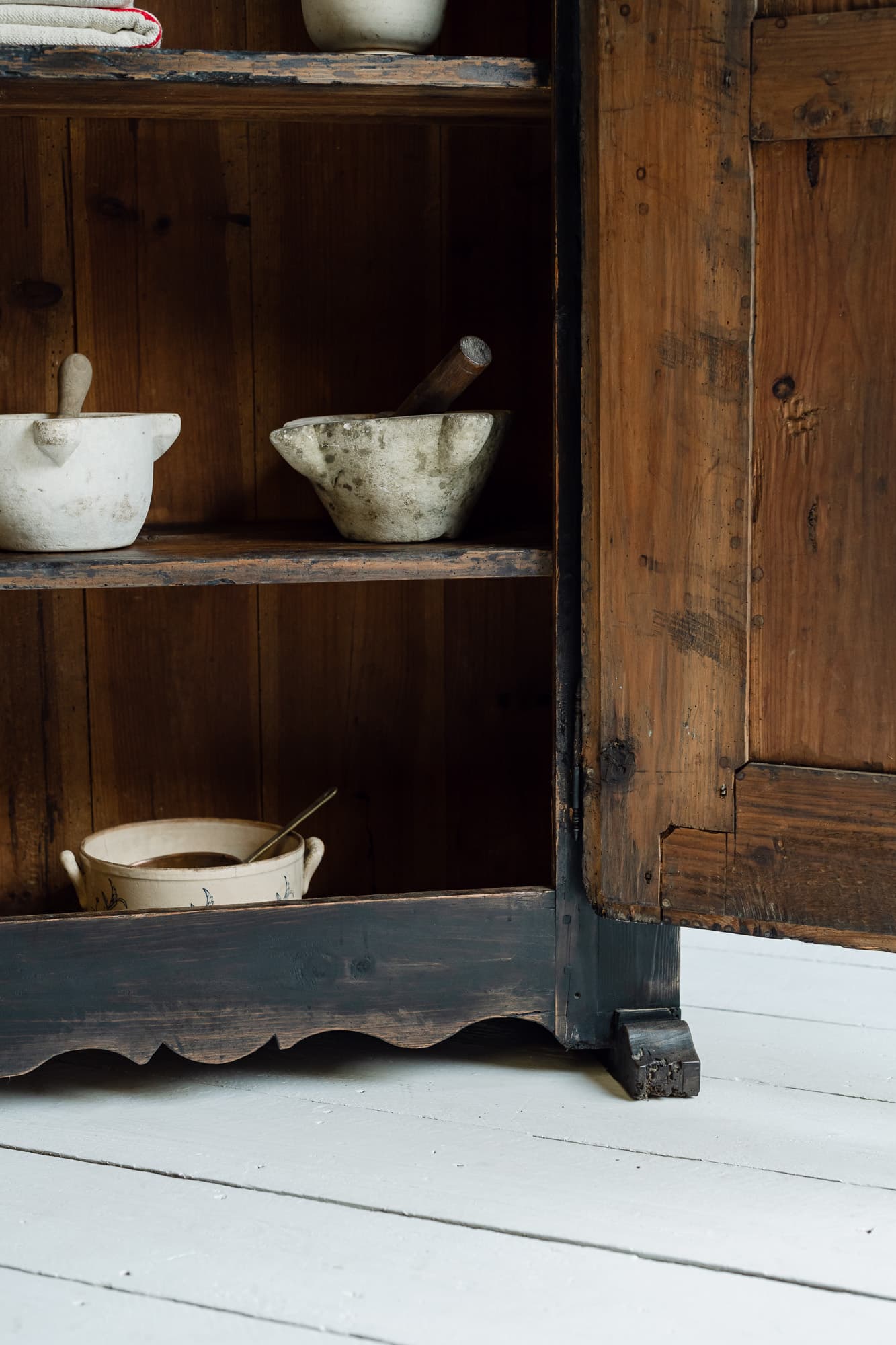 A 19th Century Alpine Folk Painted Cupboard