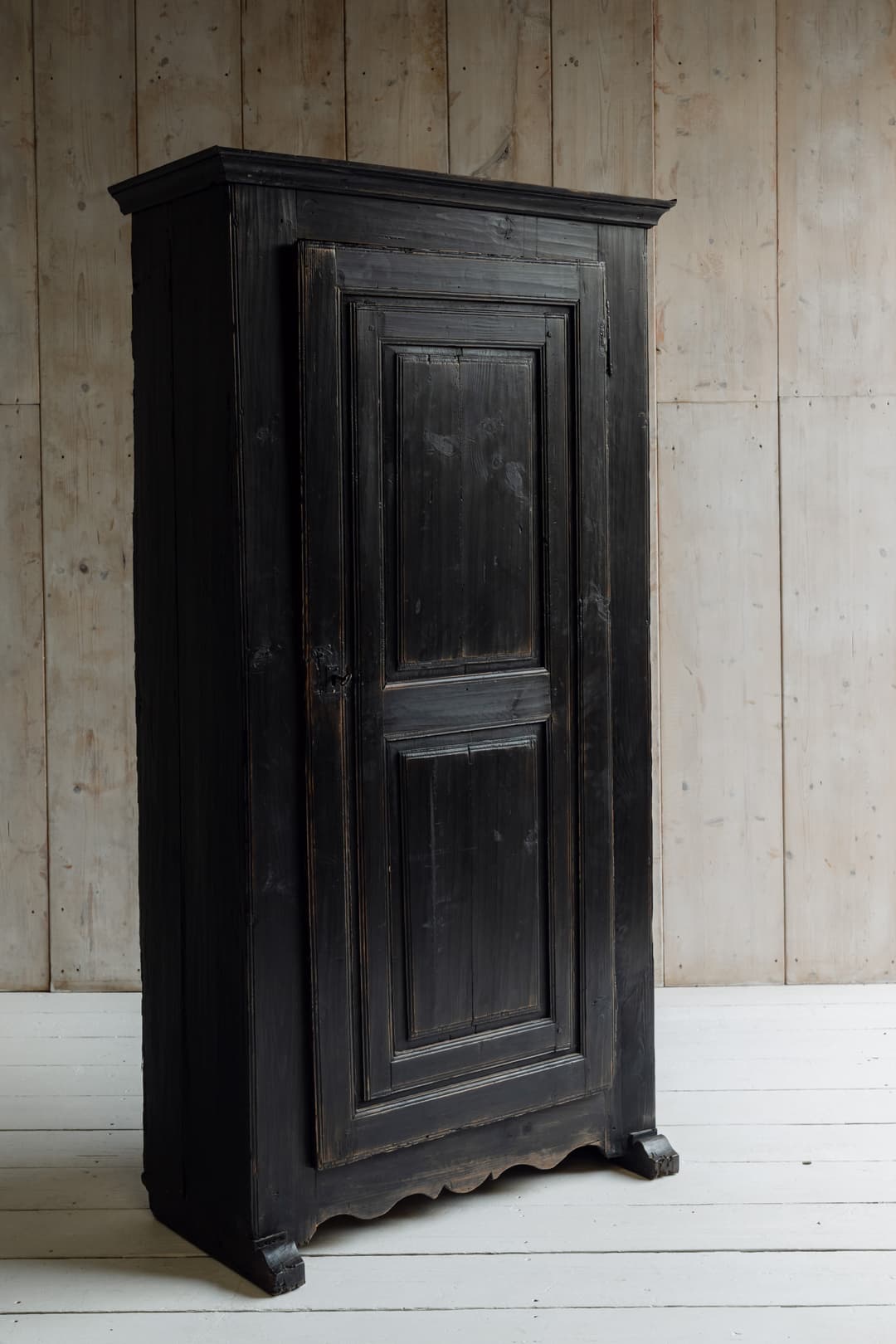 A 19th Century Alpine Folk Painted Cupboard