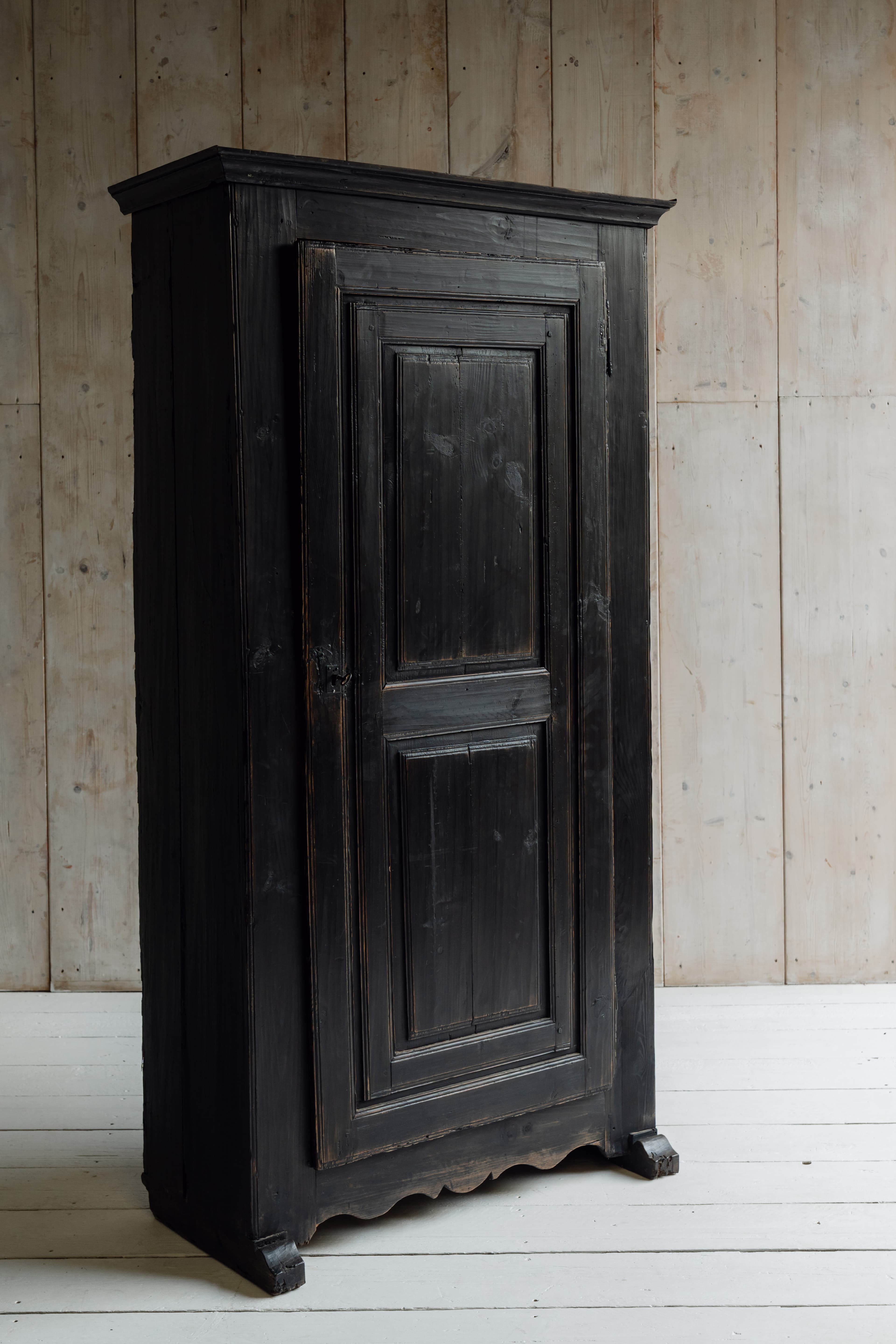 A 19th Century Alpine Folk Painted Cupboard