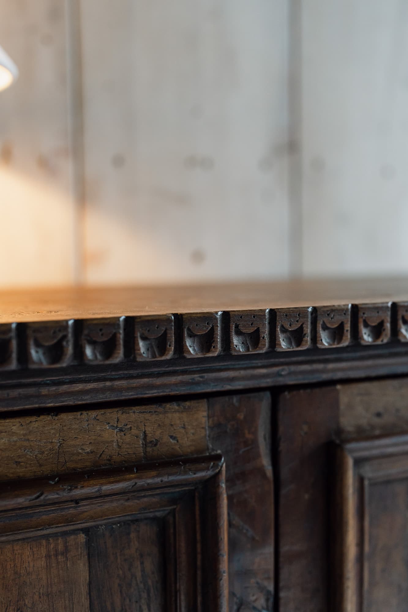 Italian Walnut Cupboard 17th Century