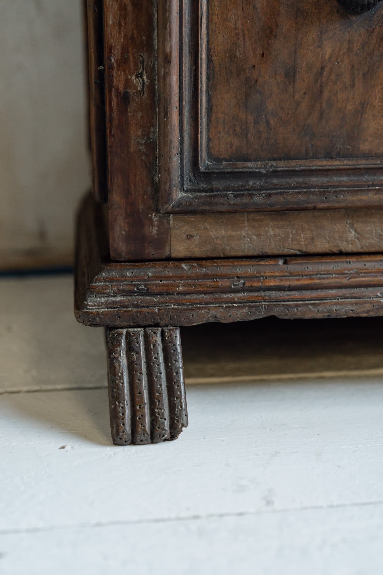 Italian Walnut Cupboard 17th Century